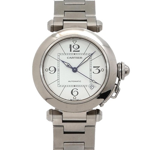 Cartier pasha w31074m7 - pasha, datum
