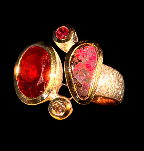 Boulder opal feuerrot 7 - us,