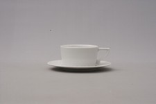 Meissen Blossom weiss Teetasse mit Untertasse  UNBENUTZT