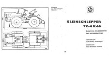 300467 Bedienung Reparatur Kleinschlepper TZ-4 K-14 CSSR Instandhaltung