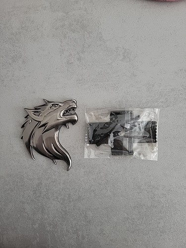 Wolf metall kühlergrill - metall,