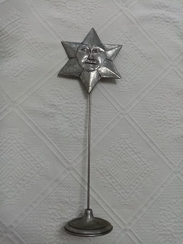 Deko sonne zinn 45 cm - zinn,