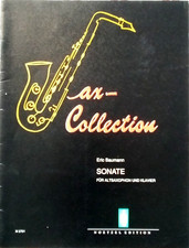 Eric Baumann - Sonate für Altsaxophon u. Klavier - Noetzel Edition - Nr. 8196