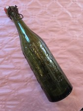 Alte Glasflasche CHABESO Flasche Grünes Glas