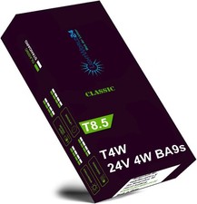 10x T4W 24V 4W Lampe Ba9s Standlicht Anzeige Tacho Glühlampe Glühbirne