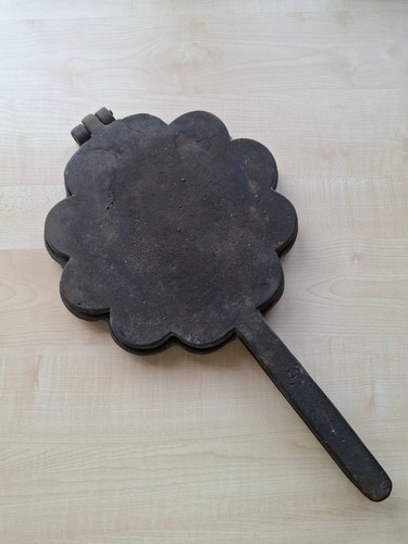 Altes antik herz waffeleisen - herz,