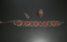 Filigran Schmuck Set Silber