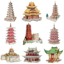 3D Holz Puzzle Pagode Tempel