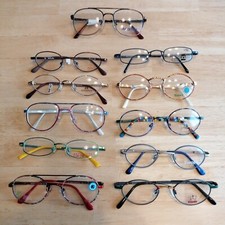 11x Vintage Kinder Brillen