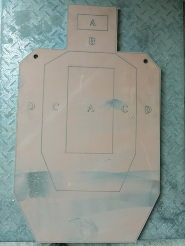 Hardox shooting target