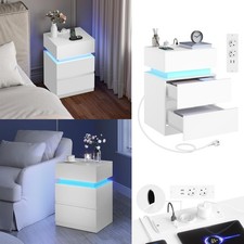 Nachttisch mit led und - mit,