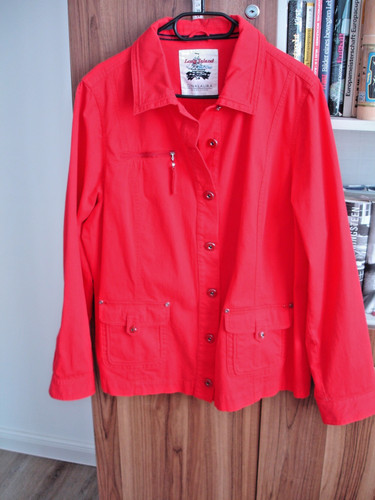 Rote jeansjacke damen - rote, 48