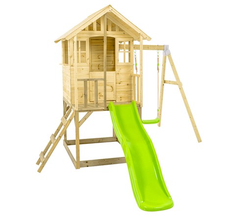 Holz kinderspielhaus villa mit - kinderspielhaus,
