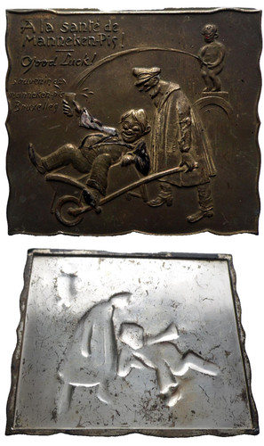 Belgien plakette ein souvenir - belgien,