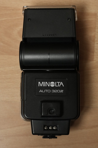 Minolta auto 320x blitzgerät - minolta,