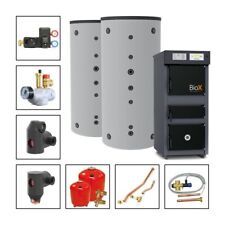 Solarbayer BioX 25 Holzvergaser Set 2C (2x1000L) Holzkessel Paket Pufferspeicher