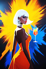 Leinwand Kunstdruck: Bloody Marry PopArt - 50x75cm - 2cm Rahmen *ORIGINAL*