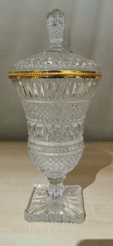 Großer glaspokal deckelpokal - großer,
