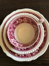 Copeland Spode's Tower pink 3 tlg Set Alte Serie