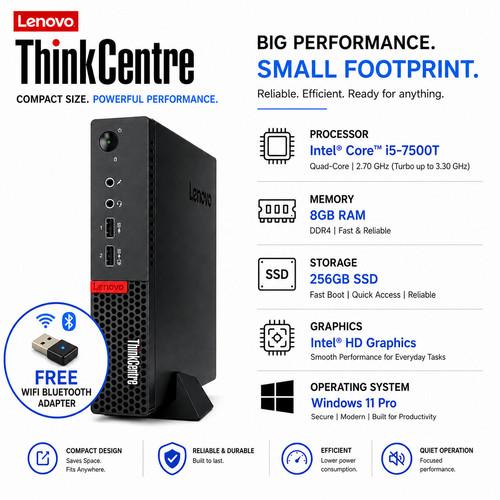 Lenovo thinkcentre m910q tiny - thinkcentre, tiny/