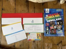 Vintage UEFA EURO'96 Chairman’s Club Halbfinale Ticket Wembley + Programm TC