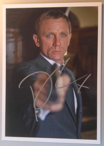 Daniel craig autogramm - daniel,
