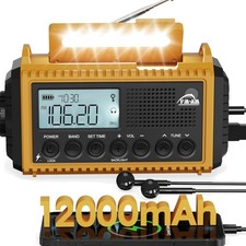 Solar Kurbelradio AM FM