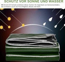 Abdeckplane Bootsplane Grillabdeckung LKW Plane wasserdicht mit Ösen Gewebeplane