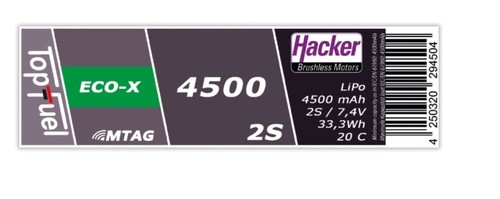 Hacker motor topfuel lipo akku - motor,