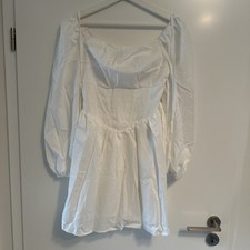 Milkmaid Kleid Shein Gr. 36 Weiß Mieder möglich gesmokter Rücken, Piratenbraut