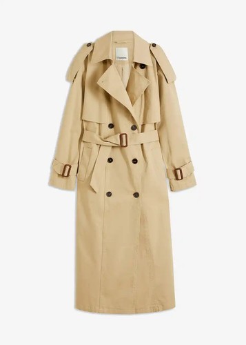 Oversize trenchcoat aus - oversize,