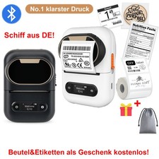 Bluetooth Etikettendrucker Selbstklebend Thermoetikettendrucker Aufkleber Maker