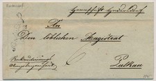 österreich 1845 brief - 1845,