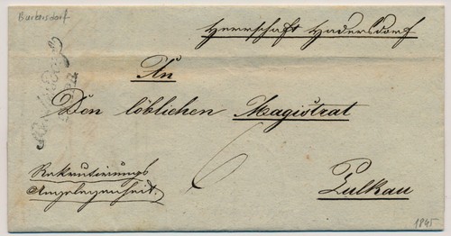 österreich 1845 brief - 1845,