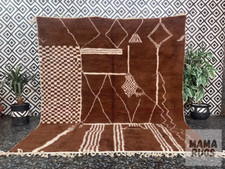 Beni Ourian Teppich, handgefertigter marokkanischer Teppich, Teppich nach Maß...