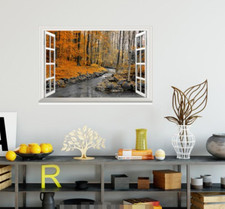 3D Herbst Wald 467 Offen