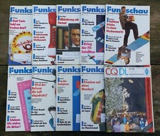 9x Funkschau Telekommunikation und Unterhaltungselektronik & 1x CQDL Amateurfunk