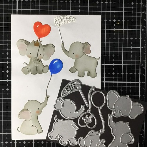 Elefant metall stencil cutting - metall,
