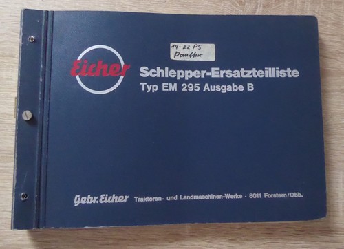 Eicher schlepper em295 panther - eicher,