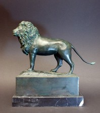 BRONZE SKULPTUR ' LION KING '