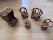 Korbmöbel, Barbie, Teddy