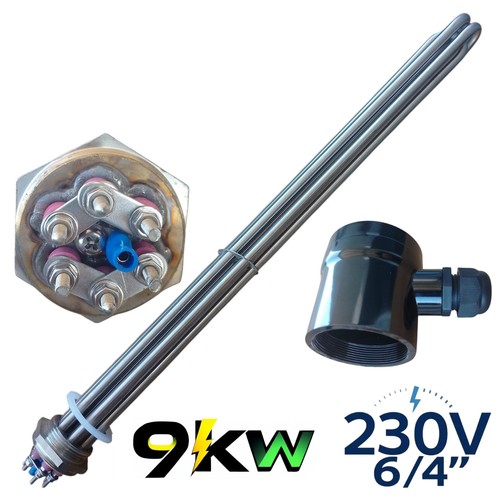 9kw heizstab 230v - -, 6/4"