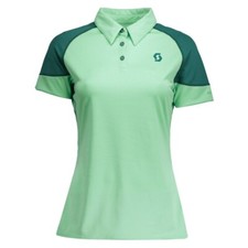 Scott Poloshirt Sportshirt Laufshirt Radshirt Cycling Hiking Trekking grün L NEU