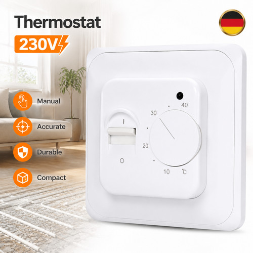 Raumthermostat 230v 16a - 230v,