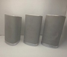 3x Harman Kardon Satelliten / Heimkino Lautsprecher HKTS / SILBER