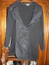 Damenbluse schwarz elegant XL
