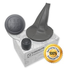 OEM SCHALTKNAUF SCHALTHEBELKNOPF SCHALTSACK FÜR FIAT PANDA 500 500C GRAU 5-GANG