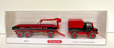 Wiking 1:87 050203 Unimog U1700 mit Bauanhänger - TOP + OVP A675
