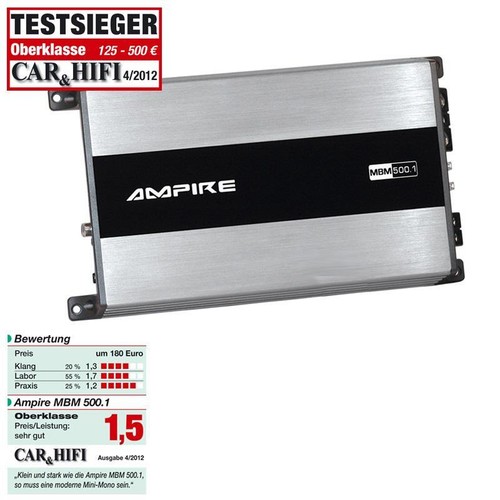 Ampire mbm500 1 kanal - ampire, mbm500.1-4g