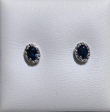 Ohrstecker mit Saphir 585/-